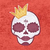 Queen Calavera filter // for IG and FB stories . % Tina Rebula tarafından hazırlanan 3D, Sos, al Med, a, Dijital İllüstras, on, Instagram, 3D Tasarım, Sos, al Med, Ve a Tasarımı projesi - 12.14.2021