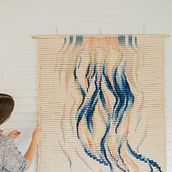 The Ice Breakup - Macrame Wall Hanging. Macramé, Arts, Crafts, Fine Arts, and Creativit project by Demi Mixon - 12.16.2021