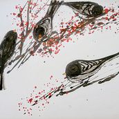 My project in Illustrating Nature: A Creative Exploration course. Traditional illustration, Painting, Drawing, Watercolor Painting, Ink Illustration, and Naturalistic Illustration project by katy_yenter - 11.23.2021