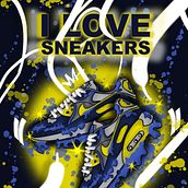 Personal I Illustration / Pôster A3 - Sneakers.. Ilustração tradicional, Publicidade, Design de vestuário, e Design gráfico projeto de MARCELLO CRUZ - 15.08.2021