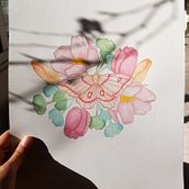 Mi Proyecto del curso: Dibujo y composición naturalista en acuarela. Traditional illustration, Drawing, Watercolor Painting, and Naturalistic Illustration project by Melisa Guida - 12.14.2021