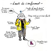look de confinenment Ein Projekt aus dem Bereich Traditionelle Illustration und Comic von zedbamba - 17.12.2021