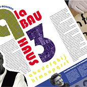 Doble página de revista - La Bauhaus - Proyecto universitario. Editorial Design, and Graphic Design project by Sol Gorosito - 12.17.2021