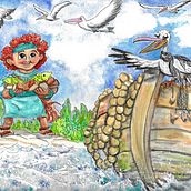 My project in Children's Illustration with Watercolor course. Un progetto di Pittura ad acquerello e Illustrazione infantile di Cindy Lucas - 18.12.2021