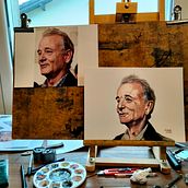 Portrait aquarelle. Un proyecto de Ilustración tradicional de David Iannantuoni - 01.12.2021