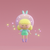Nana. 3D, Character Design, and Graphic Design project by JAIRYNA MANRRIQUE - 12.17.2021