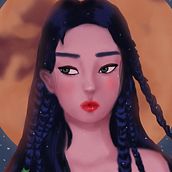 My project in Digital Fantasy Portraits with Photoshop course. Traditional illustration, Drawing, Digital Illustration, Portrait Drawing, Digital Drawing, and Digital Painting project by Shean Cuartero - 12.18.2021