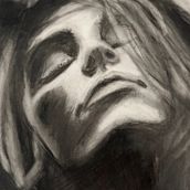 My project in Artistic Charcoal Portraiture: Creating Atmosphere course. Traditional illustration, Fine Arts, Drawing, Portrait Drawing, Realistic Drawing, and Artistic Drawing project by Erin Hall - 12.20.2021