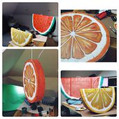 Fruit Kindergarten Hanging Decor. Arts, and Crafts project by Boryana Zaneva - 12.20.2021