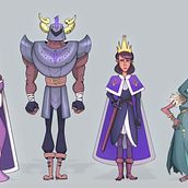 My project in Introduction to Design of Characters for Animation and Video Games course. Traditional illustration, Animation, Character Design, Video Games, and Game Design project by Kyle - 12.20.2021