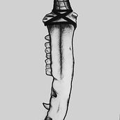 Tatuaje para principiantes: Daga de Cain. Tattoo Design project by Nadia Colaprisca - 12.20.2021