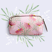 Meu projeto do curso: Criação de marca com seus próprios patterns | Summer Weekend. Un progetto di Illustrazione tradizionale, Br, ing, Br, identit, Graphic design, Pattern design, Fashion design e Illustrazione botanica di Luiza Werlang - 18.12.2021
