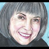 Mi Proyecto del curso: Retrato realista con lápices de colores Anne Rice. Traditional illustration, Fine Arts, Pencil Drawing, Drawing, Portrait Drawing, Realistic Drawing, Artistic Drawing, and Colored Pencil Drawing project by Victor Vera - 01.21.2022