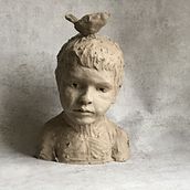 Mi Proyecto del curso: Retrato en barro: modela un rostro a escala real. Un proyecto de Bellas Artes y Escultura de Leire Asarta - 20.12.2021
