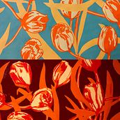 My project - Polina Oshu's Botanical Patterns in a Sketchbook course . Un projet de Illustration traditionnelle, Création de motifs, Illustration botanique , et Carnet de croquis de Rianne Vogels - 21.12.2021