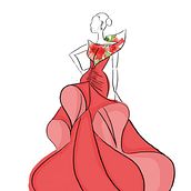 Ilustraciones de moda. Design, Costume Design, Graphic Design, Vector Illustration, Creativit, Pencil Drawing, and Drawing project by Ana Thome - 12.21.2021