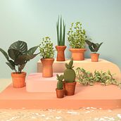Plantas Ein Projekt aus dem Bereich 3-D-Modellierung und 3-D-Design von Andressa de Souza - 21.12.2021