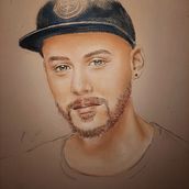 Mein Kursprojekt: Illustration mit Pastell- und Buntstiften. Traditional illustration, Fine Arts, Pencil Drawing, Drawing, Portrait Drawing, Realistic Drawing, and Artistic Drawing project by carolin_burgstaller - 12.22.2021