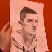 Mi Proyecto del curso: Retrato realista con lápiz de grafito. Traditional illustration, Fine Arts, Sketching, Pencil Drawing, Drawing, Portrait Drawing, Realistic Drawing, Artistic Drawing, and Figure Drawing project by Barbara - 12.22.2021