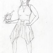My project in Female Character Design for Comics course. Character Design, Comic, and Drawing project by Vendula Brunhoferová - 12.22.2021