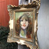 Mijn project van de cursus: Schilder moderne olieverfportretten. Traditional illustration, Fine Arts, Painting, and Oil Painting project by Maryke Pas - 12.23.2021