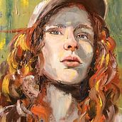 My project in Contemporary Oil Portraiture course. Ilustração tradicional, Artes plásticas, Pintura, e Pintura a óleo projeto de Gabrielas Überwasser - 23.12.2021