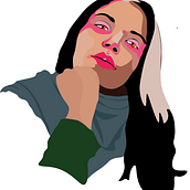 Il mio progetto del corso: Tecniche di illustrazione per ritratti con Illustrator e Photoshop. Un progetto di Illustrazione tradizionale e Illustrazione digitale di Vi Vienne - 23.12.2021