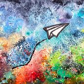 Mi Proyecto del curso: Técnicas modernas de acuarela. Un projet de Illustration traditionnelle, Beaux Arts, Peinture , et Aquarelle de Maria GrinnAis - 24.12.2021