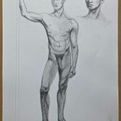 My project in Realistic Human Figure Drawing course. Un progetto di Illustrazione tradizionale, Belle arti, Bozzetti, Disegno a matita, Disegno, Disegno realistico e Disegno anatomico di Kristiina Roots - 24.12.2021