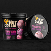 NutCream - Diseño de Identidad y Empaque. Un proyecto de Diseño, Br, ing e Identidad y Packaging de bpguerrerog - 24.12.2021