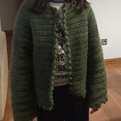 Mi Proyecto del curso:  Top-down: prendas a crochet de una sola pieza. Fashion Design, Fiber Arts, DIY, Crochet, and Textile Design project by memolemejias - 12.25.2021