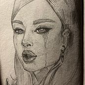 My project in Portrait Sketchbooking: Explore the Human Face course. Een project van  Schetsen,  Tekening,  Portrettekening,  Artistieke tekening y Sketchbook van Elina Alsevska - 16.12.2021