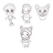 My project in Kawaii Character Creation in 3D with Blender  course . Ilustrație tradițională, Design de caractere, Ilustrație digitală, modelare 3D și Manga de Tami CB - 12.26.2021