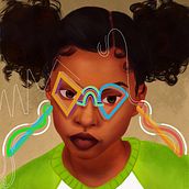 My project in Creative Portrait Illustration with Procreate course. Traditional illustration, Drawing, Digital Illustration, Portrait Drawing, Digital Drawing, and Digital Painting project by skeletondreams - 12.26.2021