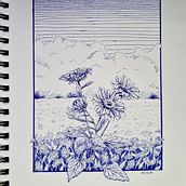 My project in Dip Pen and Ink Illustration: Capturing The Natural World course. Desenho, Desenho artístico, Sketchbook, Ilustração com tinta e Ilustração naturalista projeto de Alexia Chiscan - 24.12.2021