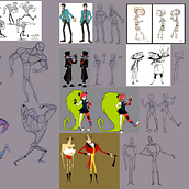 Mi Proyecto del curso: Introducción al diseño de personajes para animación y videojuegos. Traditional illustration, Animation, Character Design, Video Games, and Game Design project by José Hernandéz - 12.26.2021