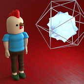 My project in Design of Characters in Cinema 4D: from the Sketch to 3D Printing course. Un proyecto de Ilustración tradicional, 3D, Animación 3D y Diseño de personajes 3D de Mircavad Fatullayev - 26.12.2021