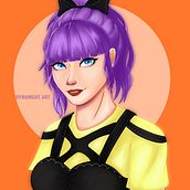 Mi Proyecto del curso: Retrato de personajes femeninos con Procreate. Traditional illustration, Digital Illustration, and Digital Drawing project by Valentina Carrasco - 12.26.2021