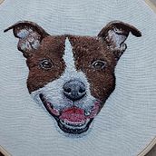 My project in Needle Painting for Beginners course. Embroider, Naturalistic Illustration, and Textile Design project by Amy P - 12.20.2021