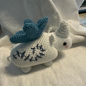 Rhinoceronte alado. Een project van Amigurumi van Rita - 27.12.2021