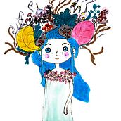 The Soul of The Forest. Traditional illustration project by Sofiya Yılmaz - 12.11.2021