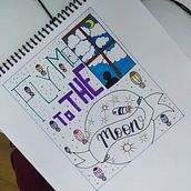 Above and beyond. Un proyecto de Ilustración tradicional, Lettering, Dibujo, H y lettering de Emanuel Mozo Plaza - 23.12.2021