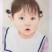 My project in Realistic Portrait with Coloured Pencils course. Traditional illustration, Fine Arts, Pencil Drawing, Drawing, Portrait Drawing, Realistic Drawing, Artistic Drawing, and Colored Pencil Drawing project by Minoya Govender - 12.26.2021