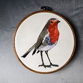 My first ever thread painting. Traditional illustration, Embroider, and Textile Design project by Alisha Worth - 12.27.2021