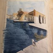 Il mio progetto del corso: Tecniche moderne di acquerello paesaggistico. Painting, and Watercolor Painting project by ALESSANDRA SPAZIANI - 12.27.2021