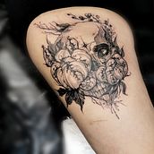 Trup i kwiaty. Un progetto di Design di tatuaggi di Agata Kolarczyk - 27.12.2021