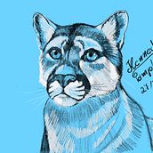 Puma. Traditional illustration project by Kennedy Belo Pamplona - 12.28.2021