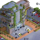 My project in Artistic Architectural Sketching with Procreate course. Architecture, Sketching, Digital Illustration, Digital Architecture, and Architectural Illustration project by Joel Mancol - 12.26.2021