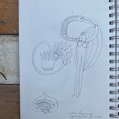 My project in Artist's Notebook: Explore Illustration Techniques course. Un proyecto de Diseño, Ilustración tradicional, Bellas Artes, Pintura, Creatividad, Creatividad con niños y Sketchbook de Louise Merwe - 28.12.2021