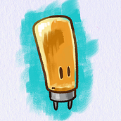 Vacuum tubes. Traditional illustration, and Education project by Francesca Poppi - 12.28.2021